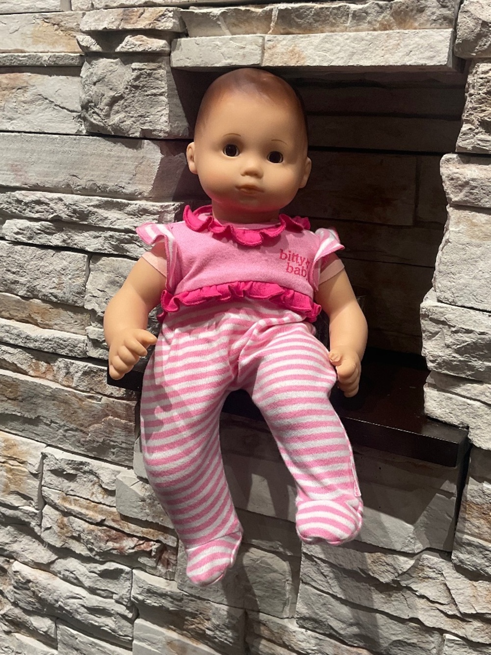 American Girl Bitty Baby Doll # 2 Brown Hair